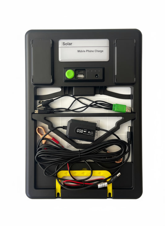 20w 2400mAH Solar Power Bank/12v Battery Charger and LED Light 5v/9v/16v V-120S