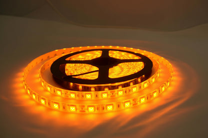 12v 8mm 5050 LED STRIP LIGHTS 60LED/M 5M- All Colors.