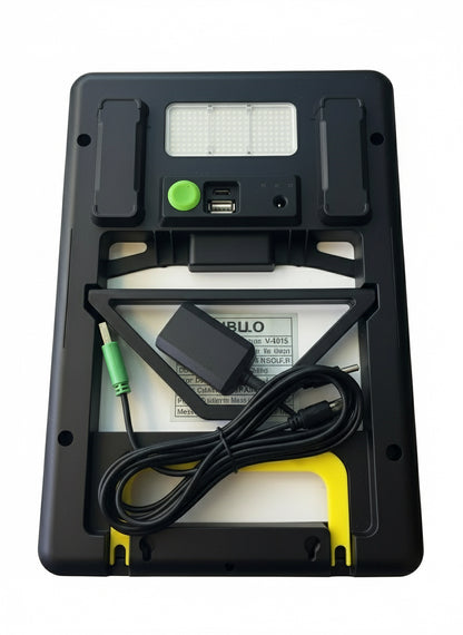 15w 1200mAH Solar Power Bank Charger and LED Light  6v 2A IP65 V-100S