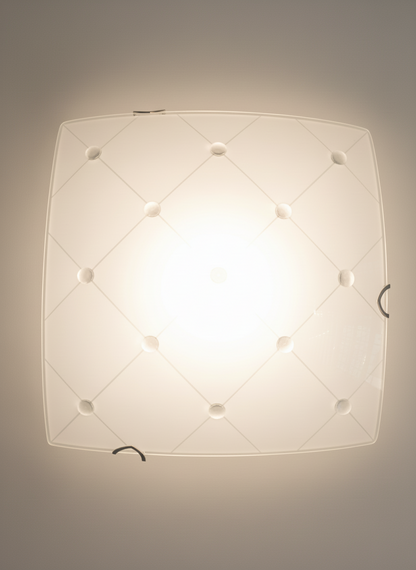 Frosted  Glass Square Ceiling Light fitting CE203/S