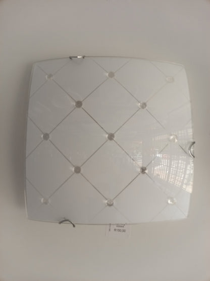 Frosted  Glass Square Ceiling Light fitting CE203/S