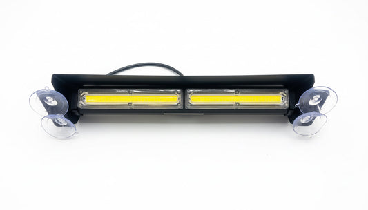 12v-24v Security Car Led White Warning Dashboard Mount Light XP-COB-2
