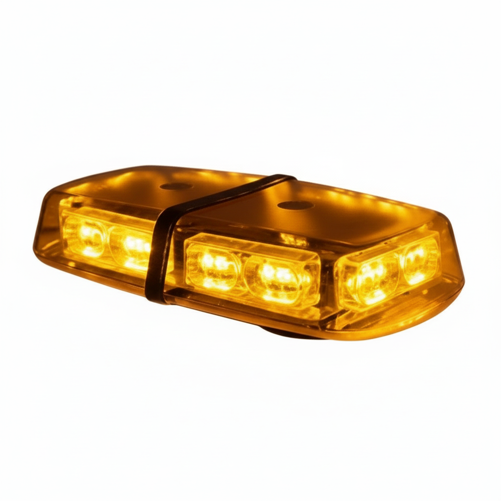 12v-24v 36w Car Led Amber Warning Magnetic Roof Mount Light DP-24D IP65