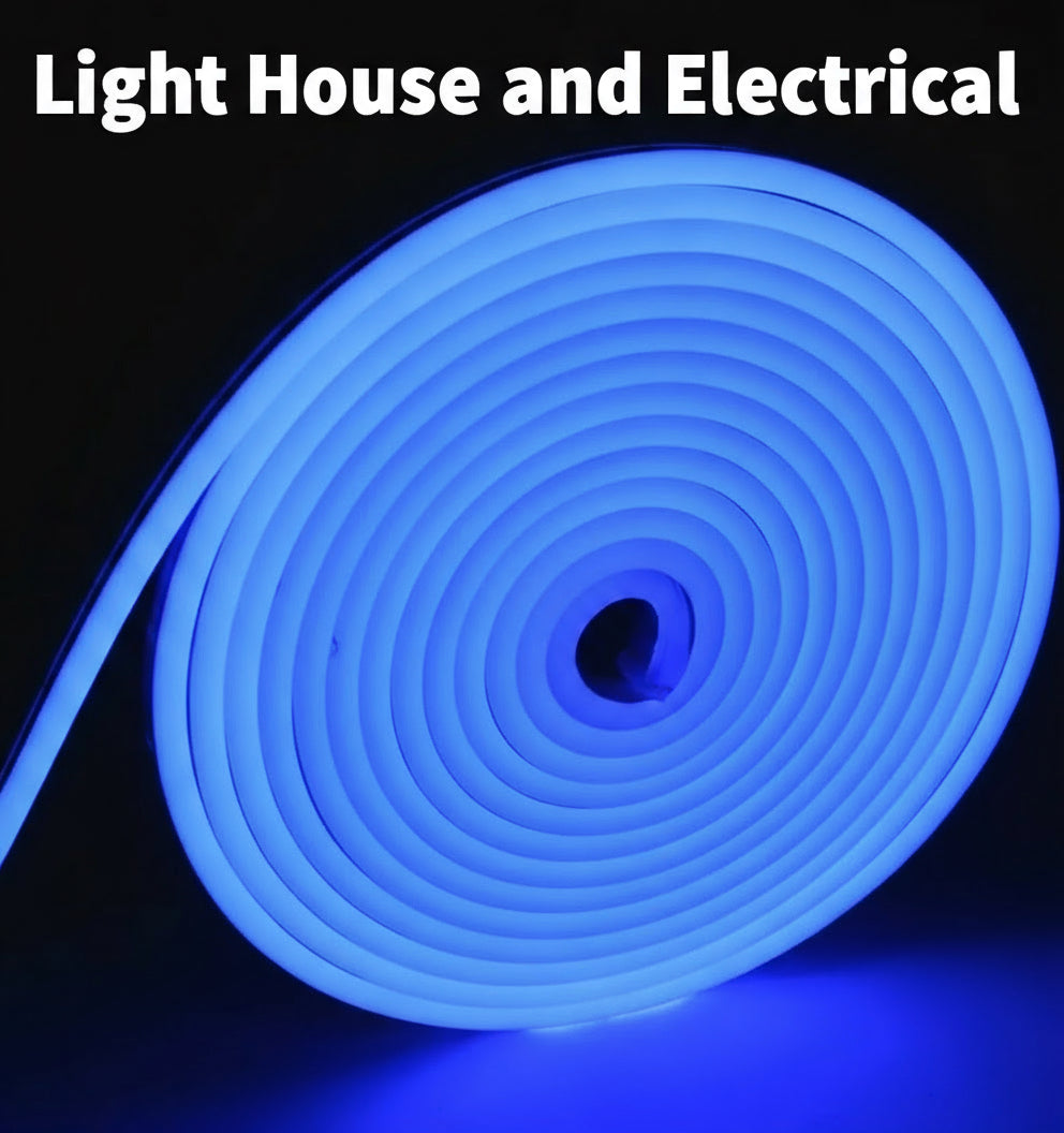 12v Neon LED Rope Light 5m BLUE B2