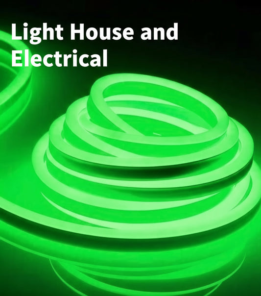 12v Neon LED Rope Light 5m GREEN B2