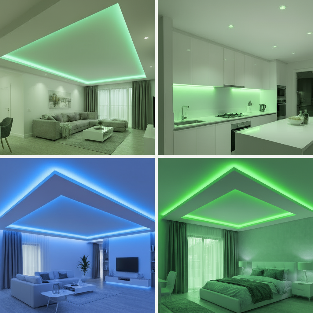 1M-8mm 220v LED COB STRIP LIGHT IP20 20W/M /1M ROLL (no transformer required )Color- Warm White-Cool White-Day Light-Blue