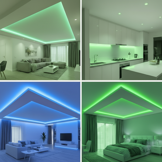 8mm 12VDC GREEN LED COB STRIP LIGHT IP20 10W/M /5M