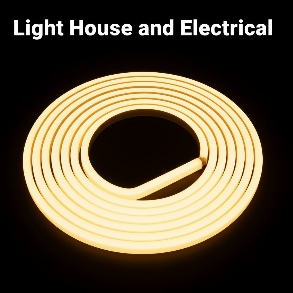 12v Neon LED Rope Light 5m Warm White 3000k WARM WHITE B2