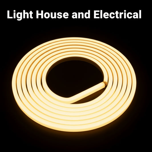 12v Neon LED Rope Light 5m Warm White 3000k WARM WHITE B2