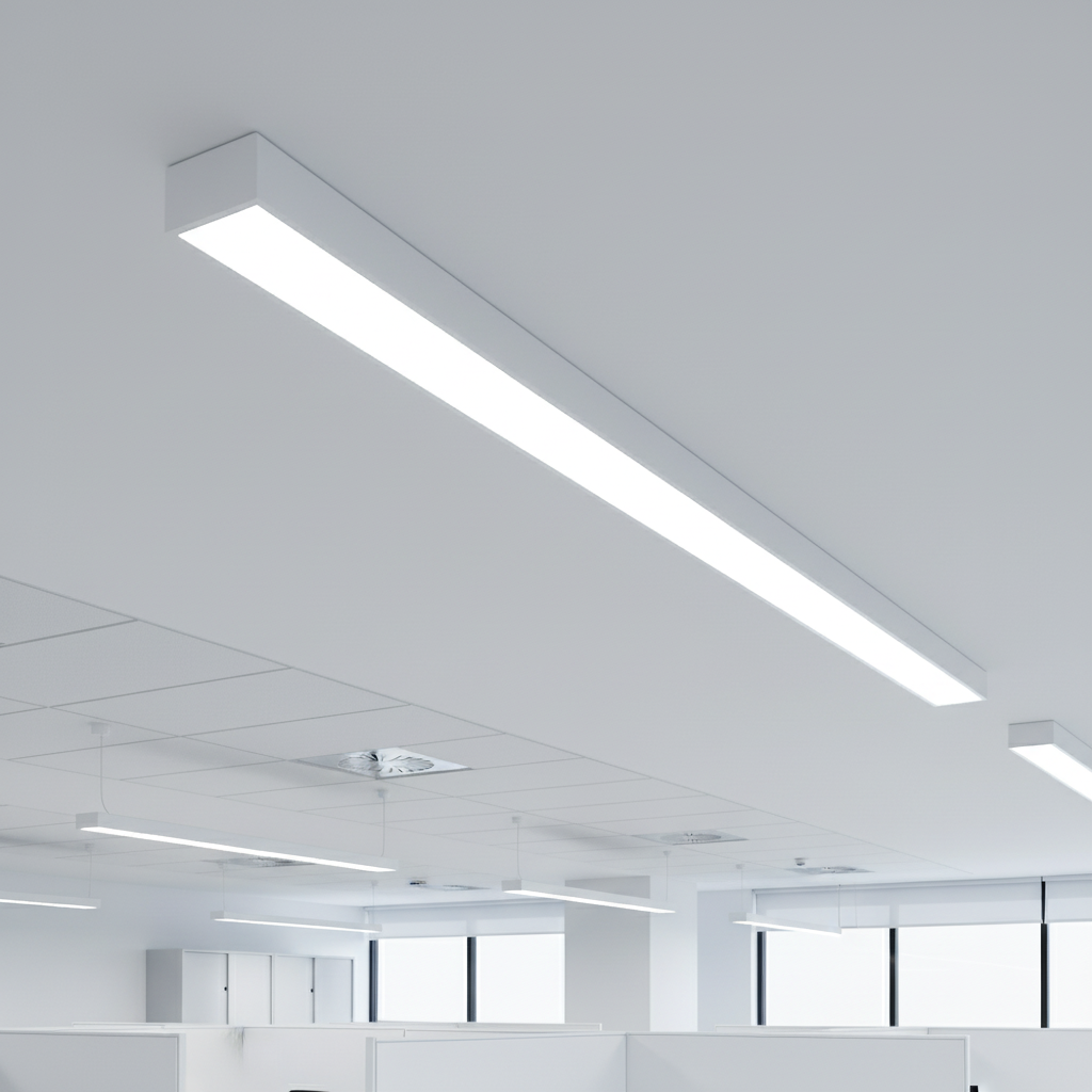 60w Frosted 4ft LED Batten cool white Light (6500K) TLH-FL60w