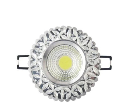 Crystal 6w LED Down Light Fitting 2 Color( Blue and 6w cool white) MD704