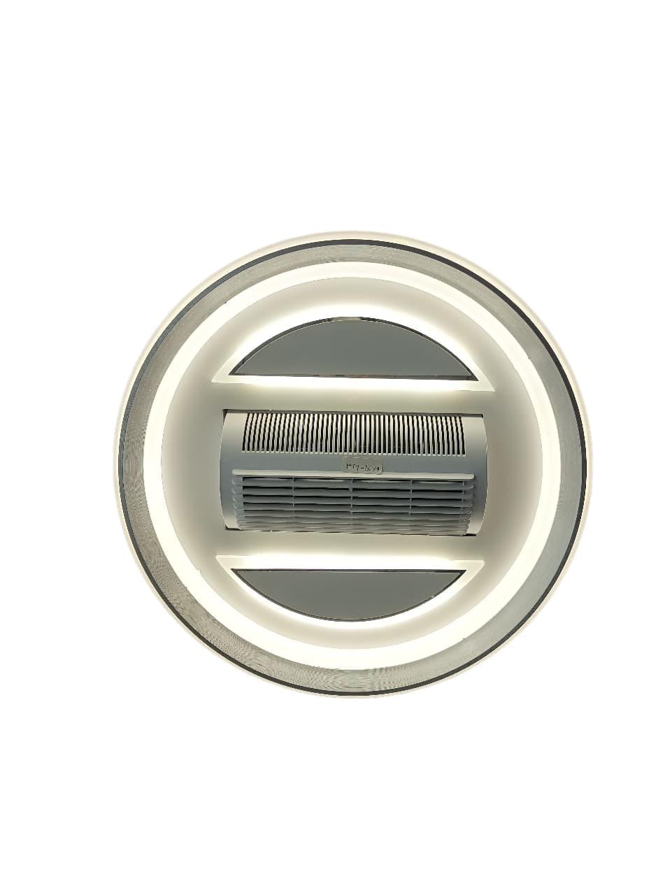 LED and Fan Modern Round light , Bedroom Study Living Room Fashion Decoration 3 Color Changing Ceiling Light(warm white ,cool white and day light) HTY-DX071