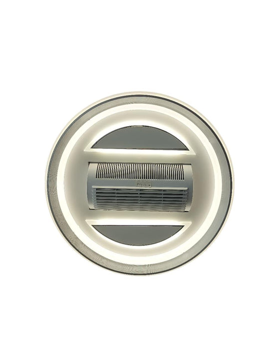 LED and Fan Modern Round light , Bedroom Study Living Room Fashion Decoration 3 Color Changing Ceiling Light(warm white ,cool white and day light) HTY-DX071