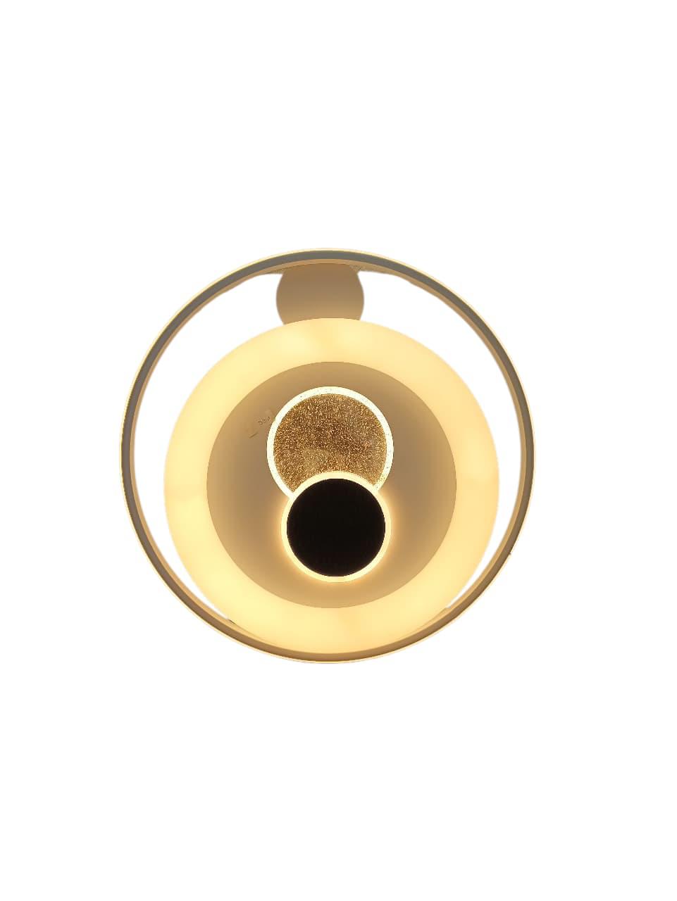 LED Modern Round light , Bedroom Study Living Room Fashion Decoration 3 Color Changing Ceiling Light(warm white ,cool white and day light) F812