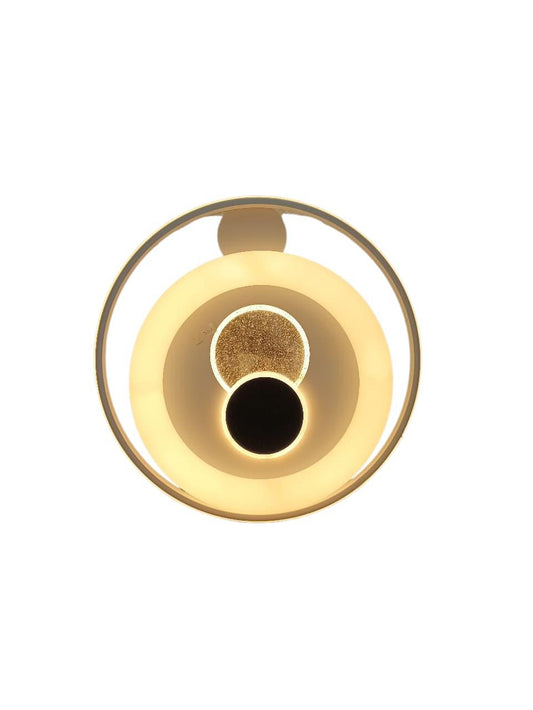 LED Modern Round light , Bedroom Study Living Room Fashion Decoration 3 Color Changing Ceiling Light(warm white ,cool white and day light) F812