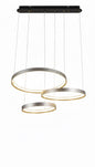 3 color Modern Ring Gold Premium Sense Dining Chandelier Pendant Light (3 Rings) 2261/3-4-5