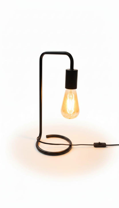 lndustrial Black Golf Desk Lamp JMX-25191/1T