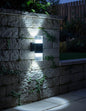 Aluminium LED Outdoor  Double sided Glass Wall Lamp 9146/2 SB