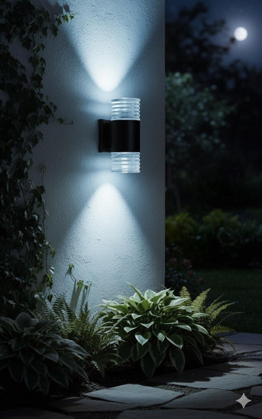 Aluminium LED Outdoor  Double sided Glass Wall Lamp HD-ELA11w