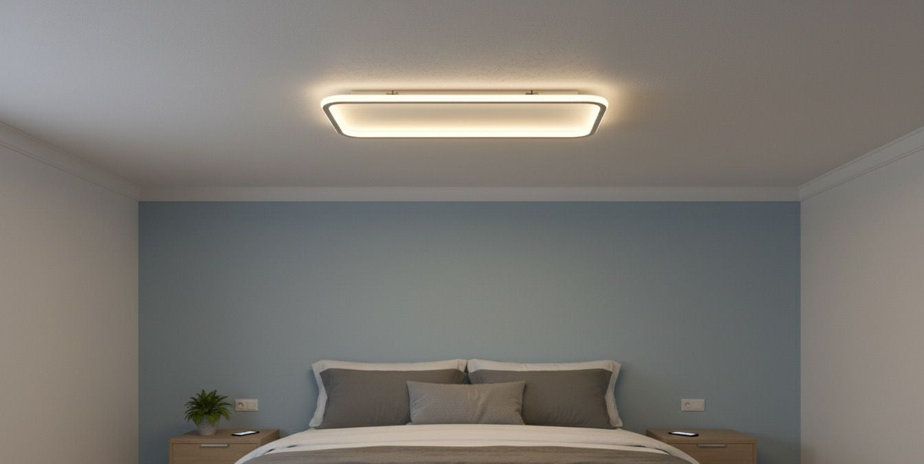 2 color LED Square shape ceiling light fitting 6036