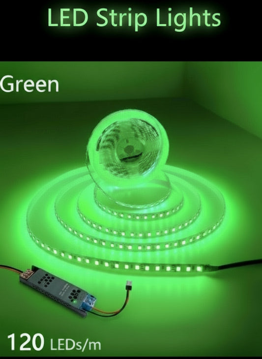 24v 2835 120/CM 14W 120LEDS/M SMD  GREEN LED Strip light