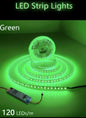 24v 2835 120/CM 14W 120LEDS/M SMD  GREEN LED Strip light