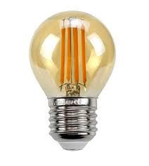 4w AMBER  led filament warm white 3000k bulb E27 AMBER G45-4W