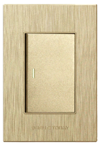 4X2 1 Lever Switch Gold Design S11-101/1