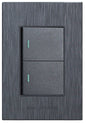 4x2 2 Lever 2 Way Switch Dark Grey Design
